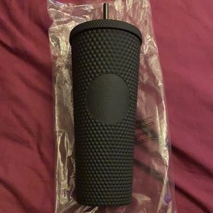 Starbucks matte black original Halloween autumn released studded bling cup